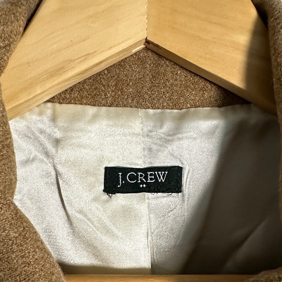 J. Crew Tan Wool Blazer Size 4 - Picture 2 of 8